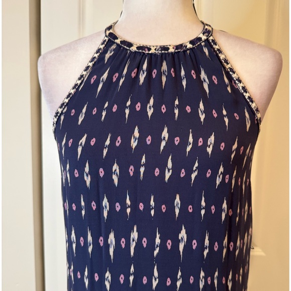 Joie Maryanna Tiered Silk Navy Maxi Dress - Picture 6 of 10